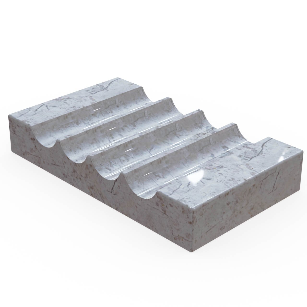 Miamivit La Perla Vitrifiye Sabunluk Banyo Sabunluk-Duş-12x7x2cm Temizlik Sağlık