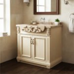 Miamivit Catherine Lavabo Rosette Acanthus Doğal Mermer Bej 40x60x15 - Image 20