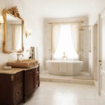 Miamivit Catherine Lavabo Rosette Acanthus Doğal Mermer Bej 40x60x15 - Image 3