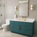 Miamivit Catherine Lavabo Minimalist Doğal Mermer Traverten 40x60x15 - Image 11