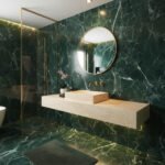 Miamivit Catherine Lavabo Minimalist Doğal Mermer Traverten 40x60x15 - Image 7