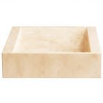 Miamivit Catherine Lavabo Minimalist Doğal Mermer Traverten 40x60x15 - Image 20
