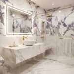 Miamivit Cleopatra Lavabo Seashell Ronund Doğal Mermer Milas Pearl 40x20h - Image 5