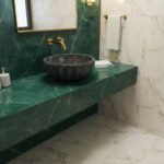 Miamivit Cleopatra Lavabo Seashell Border Doğal Mermer Ayhan Black 40x20h - Image 8