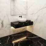 Miamivit Cleopatra Lavabo Seashell Grid Doğal Mermer Milas Pearl 40x20h - Image 23