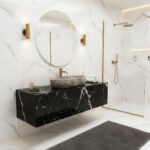 Miamivit Stone Lavabo Stone Doğal Mermer Tundra Gray 40x60x15 - Image 20