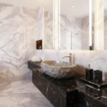 Miamivit Stone Lavabo Stone Doğal Mermer Tundra Gray 40x60x15 - Image 17