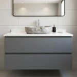 Miamivit Stone Lavabo Stone Doğal Mermer Tundra Gray 40x60x15 - Image 16