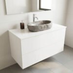 Miamivit Stone Lavabo Stone Doğal Mermer Tundra Gray 40x60x15 - Image 11