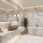 Miamivit Stone Lavabo Stone Doğal Mermer Tundra Gray 40x60x15 - Image 2