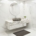 Miamivit Stone Lavabo Stone Doğal Mermer Tundra Gray 40x60x15 - Image 21