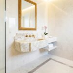 Miamivit Palace Lavabo Sugar Doğal Mermer Calacatta 80x40x15 - Image 4