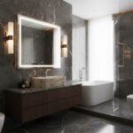 Miamivit Palace Lavabo Severus Doğal Mermer Calacatta Sugar 60x40x20 - Image 14