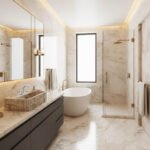 Miamivit Palace Lavabo Severus Doğal Mermer Calacatta Sugar 60x40x20 - Image 3