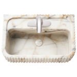 Miamivit Palace Lavabo Severus Doğal Mermer Calacatta Sugar 60x40x20 - Image 22